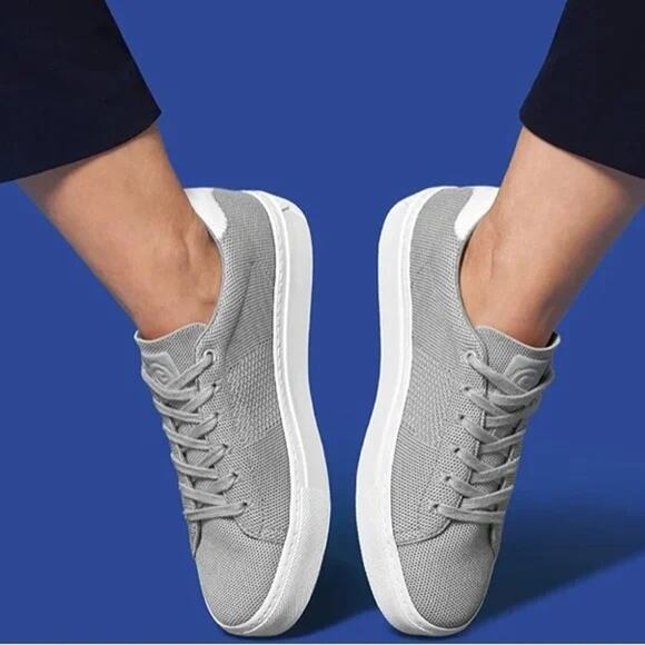 GREATS 10.5 Brooklyn the royal knit grey knit men sneakers comfort shoes casual - Picture 2 of 8